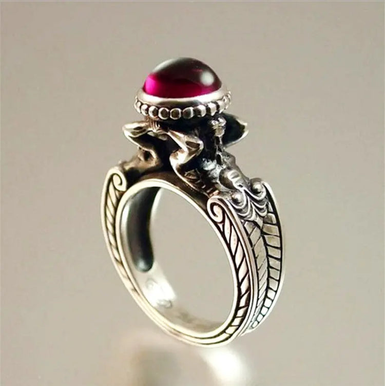 New Mermaid Alloy Creative Female Vintage Ring CJ