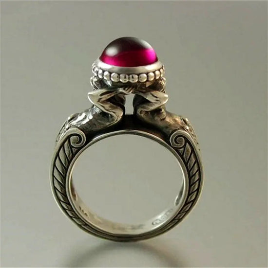 New Mermaid Alloy Creative Female Vintage Ring CJ