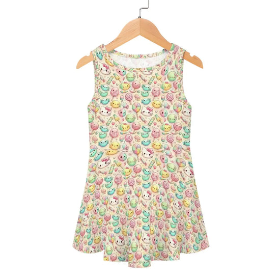 Kawaii Candy Design Pattern Girls Dress The Aurora Touch