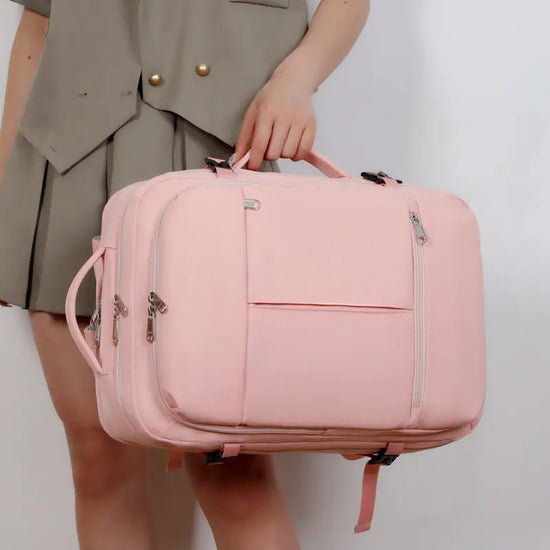 Large Capacity Backpack For Women Men Multiple Pockets And Zippers Versatile Computer Bags Business Travel Backpack The Aurora Touch