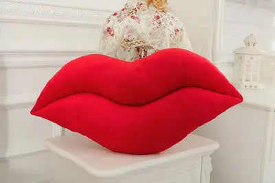 Unique Trendy Sexy Plush Big Lips Pillow- Home Bedroom Decor CJ