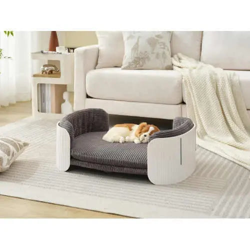 Scandinavian Style Pet Couch Bed, Pet Sofa For Cats and Dogs The Aurora Touch