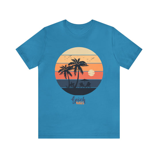 BEACH GRAPHIC TEE Summer Graphic Tees, Summer Vibes Shirt Heavyweight Shirt Cute Summer Shirts Personalized T-Shirt Best Selling Shirts