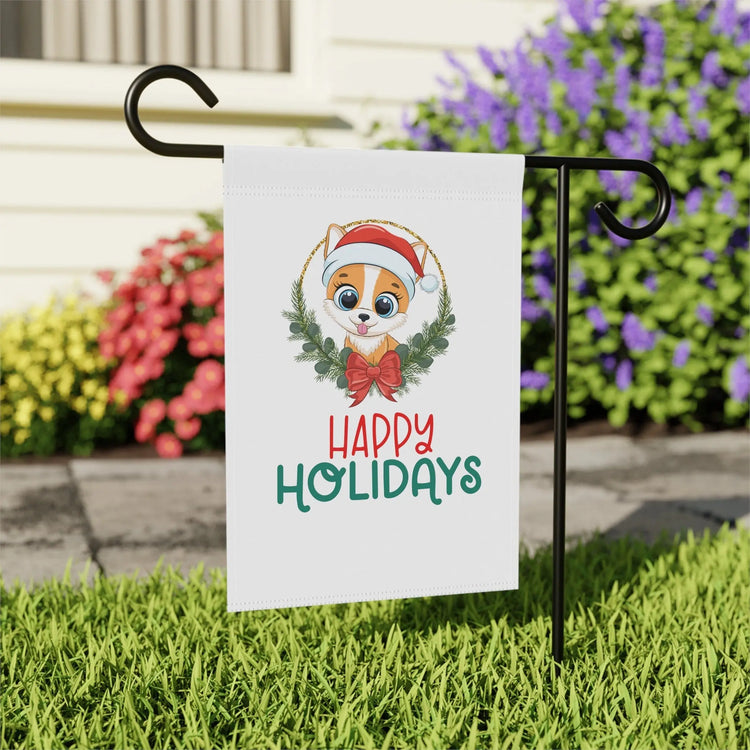 Garden & House Banner, Happy Holidays Sign, Holiday Outdoor Decor, Cute Xmas decorations, Home Decor, Holiday Outdoors The Aurora Touch