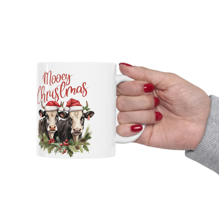 Ceramic Mug 11oz, Country style Mugs, Farmers Mug, Ranch Style designs, Animal Prints, Country Xmas, Holiday Mugs, Xmas gifts The Aurora Touch