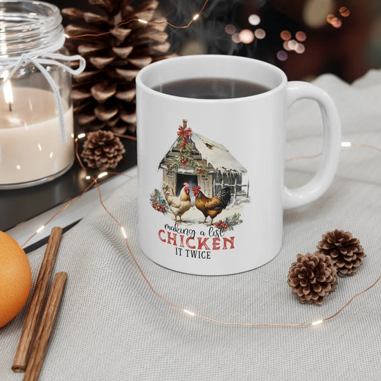 Country fixin holiday funny sarcastic ceramic hot tea cofee Xmas spirit festive fun family gift mug The Aurora Touch