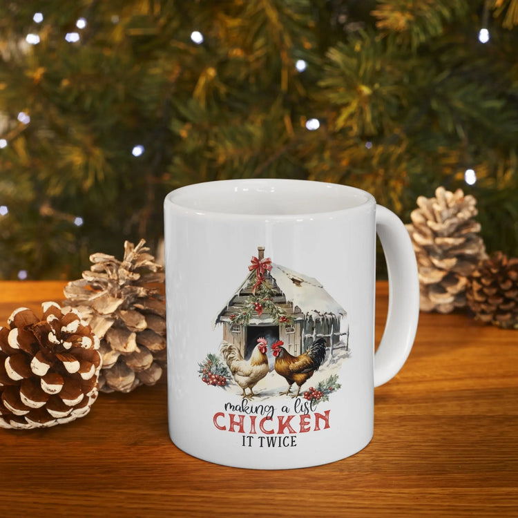 Country fixin holiday funny sarcastic ceramic hot tea cofee Xmas spirit festive fun family gift mug The Aurora Touch
