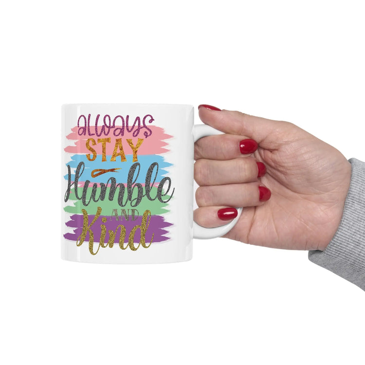 Ceramic Mug 11oz, Inspirational Coffee Mug, Positive Message Tea Mug, Colorful drinking mug, Valentines gift idea, gift for Colleague The Aurora Touch