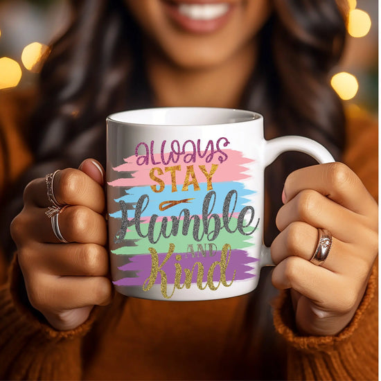 Ceramic Mug 11oz, Inspirational Coffee Mug, Positive Message Tea Mug, Colorful drinking mug, Valentines gift idea, gift for Colleague The Aurora Touch
