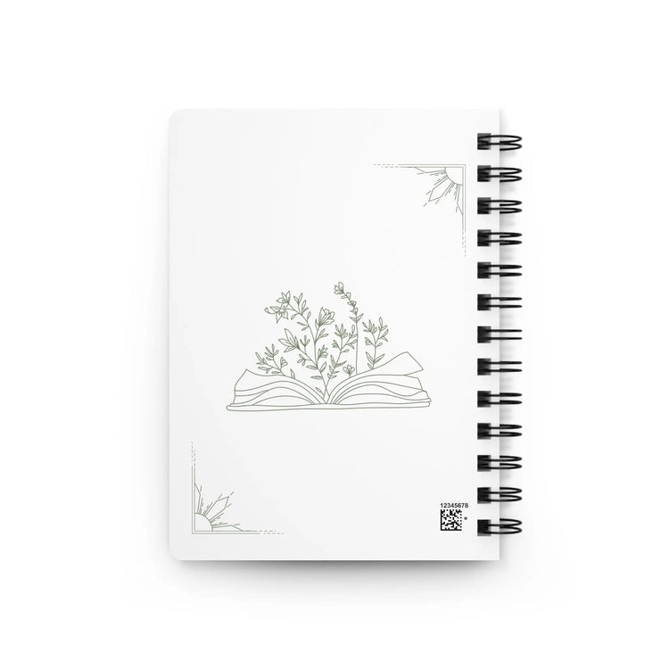 Spiral Bound Journal, Daily personal everyday mediation affirmation tracking nightly dream journal and classroom notebook The Aurora Touch