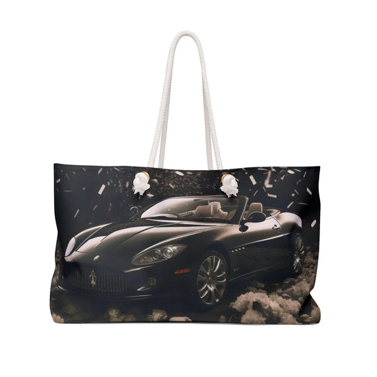 Ferrari Weekender Bag, Designer Carry On, Black Overnight Bag, Fancy Travel Bag, Roomy Duffel Bag, Special Designer Bag The Aurora Touch