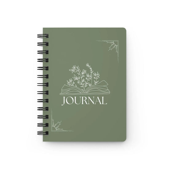 Spiral Bound Journal, Daily personal everyday mediation affirmation tracking nightly dream journal and classroom notebook The Aurora Touch