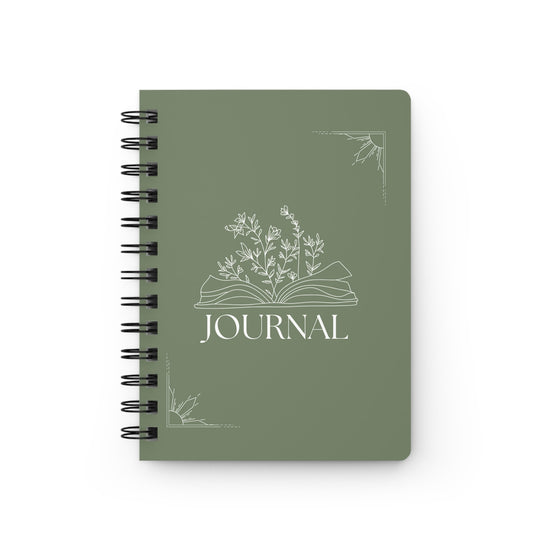 Spiral Bound Journal, Daily personal everyday mediation affirmation tracking nightly dream journal and classroom notebook