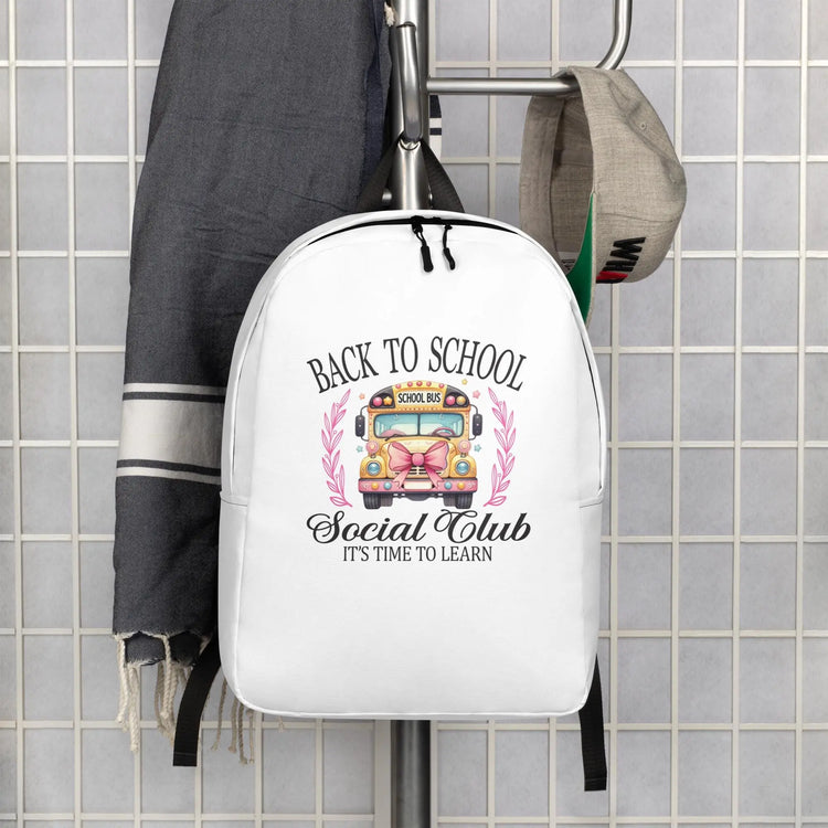 Minimalist Backpack, Back to school classic all purpose elementary middle scholl junior high high school tote carry bag back pack The Aurora Touch