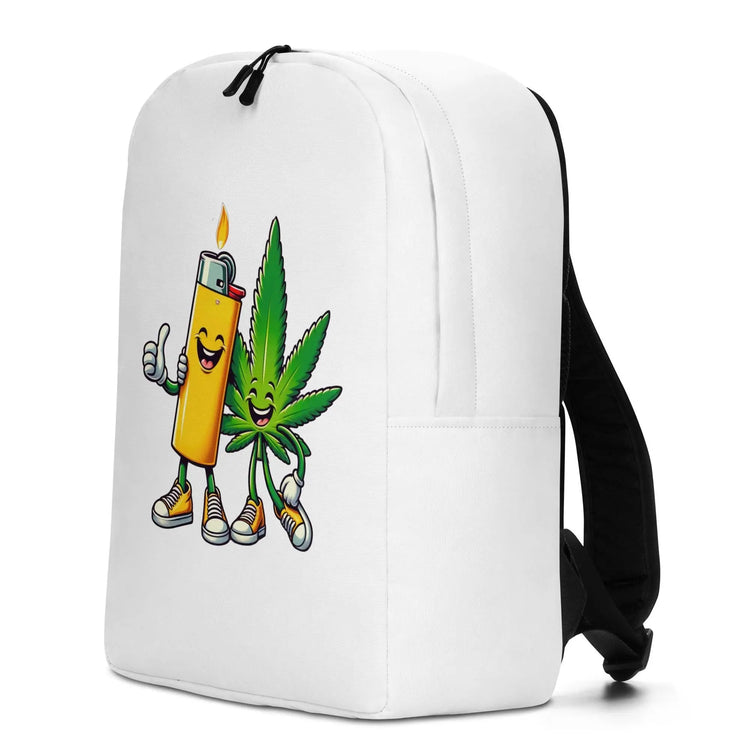 Cannabis Fashion Backpack – Sarcastic Adult Humor Tote, All-Purpose Backpack for Computer, iPad, Gym Clothes, and Everyday Carry The Aurora Touch