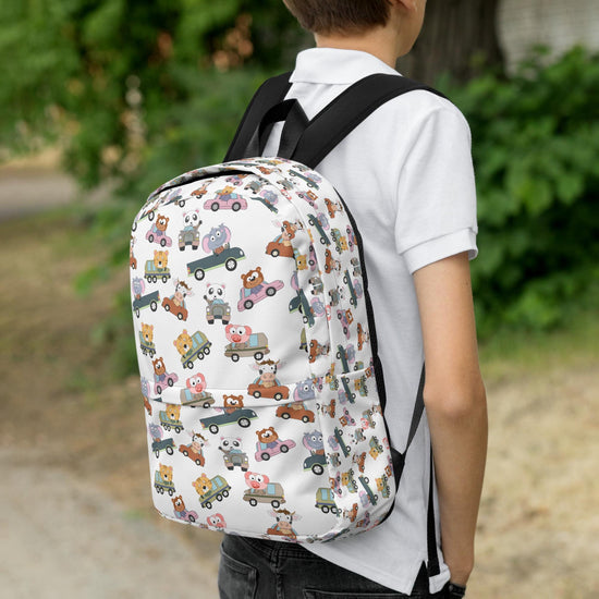 Backpack, elementary student age children cute back to school laptop books crayons notepad all purpose backpack