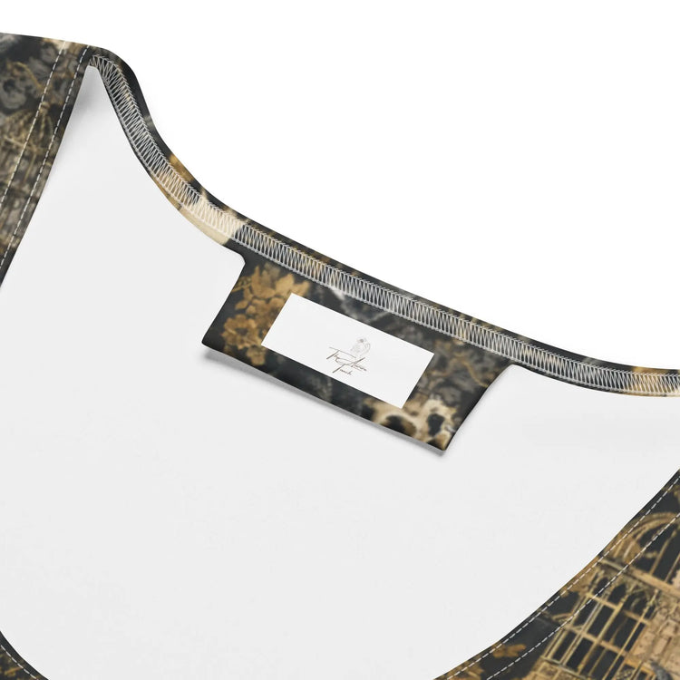 Bodycon dress, Gothic all over pattern casual date night blazer accent sexy spandex stretchy comfortable stylish Halloween vibe outfit The Aurora Touch