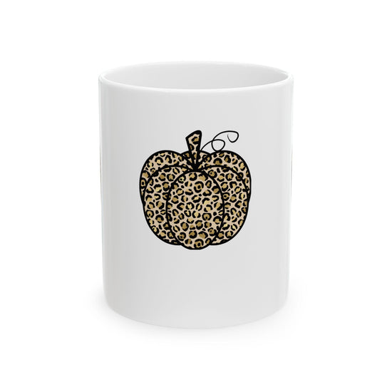 Ceramic Mug 11oz, Pumpkin mug, Halloween mug, white cofee mug, cozy coffe mug, novelty coffee mug, pumpkin mug The Aurora Touch