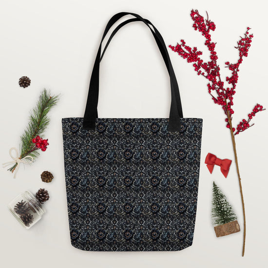 Holiday style lace design Tote bag casual everyday shopping office travel gym school gifting fancy stylish purse