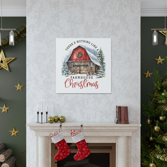 Canvas Gallery Wraps, Farm House Country Xmas style barn hallway office kitchen casual room wall art home decor design