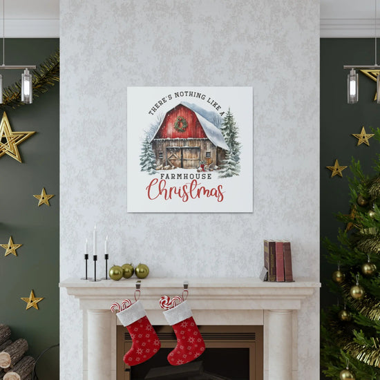 Canvas Gallery Wraps, Farm House Country Xmas style barn hallway office kitchen casual room wall art home decor design The Aurora Touch