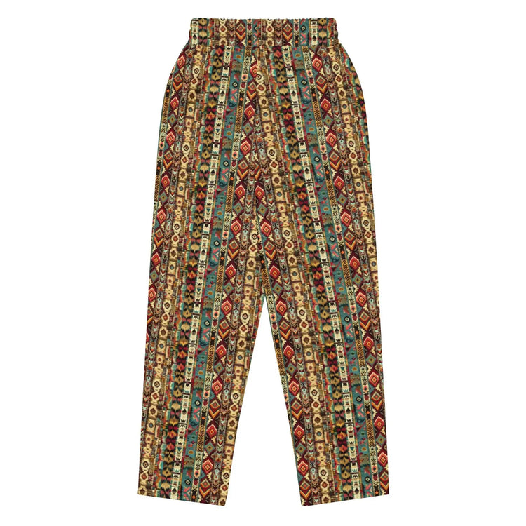 Wide-leg joggers, Unisex fit native all over pattern design casual recycled fabric relaxed all day wear lounge sweat pants The Aurora Touch