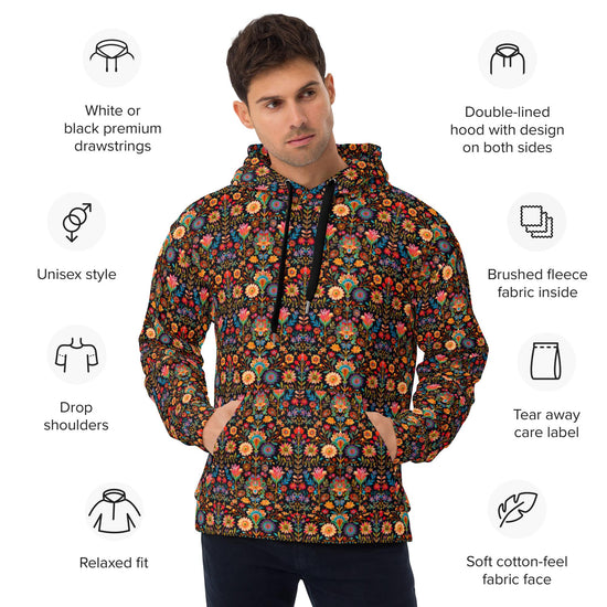 Sudadera con capucha para hombre, con estampado colorido y vibrante, informal, cálida y acogedora, ideal para el clima escolar, el trabajo y el aire libre.