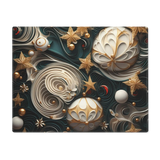 Elegant Holiday Placemat - Christmas Table Decor, Festive Dinnerware, Unique Home Decoration, Seasonal Dining, Table Setting The Aurora Touch