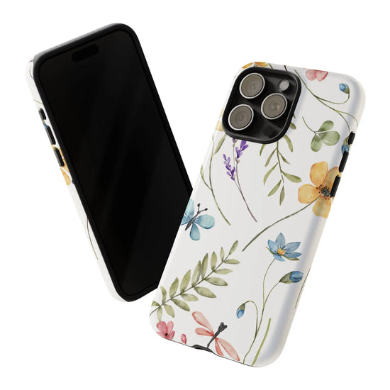 Floral Phone Cases, Pretty Flower Tough Cases, Personalized Iphone Android Covers, Gift for Her, Bloom Design