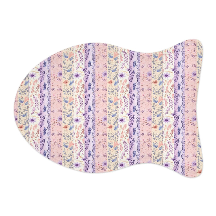 Floral Pet Feeding Mats for Stylish Dining, Dog Dish Mat, Kitty Bowl Mat, Non-Slip Animal Feeding Pad, Pet Decor Gift