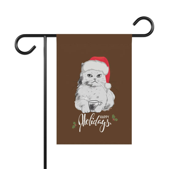 Outdoor Xmas Banner - Garden & House Banner, Cat Lover Gift, Pet Decorations, Holiday Outside Decor, Gift for Mom, Christmas Banner, Holiday The Aurora Touch