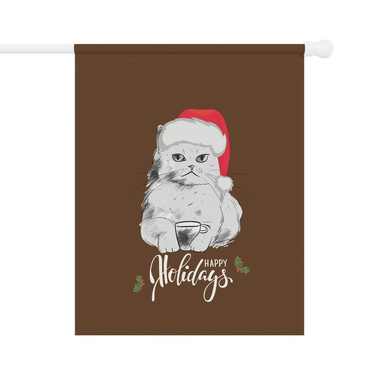 Outdoor Xmas Banner - Garden & House Banner, Cat Lover Gift, Pet Decorations, Holiday Outside Decor, Gift for Mom, Christmas Banner, Holiday The Aurora Touch