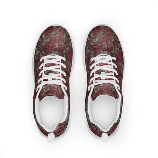 Chic Floral All-Over Print Athletic Shoes for Women - Soft, Casual, and Fashion-Forward Footwear