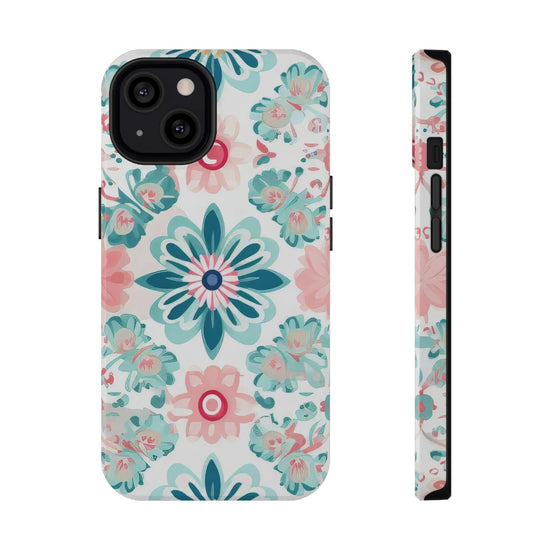 Floral Impact-Resistant IPhone Case | Vibrant Flower Design, Cute Gift for Her, Floral Accessories, Durable Protection, Spring Decor
