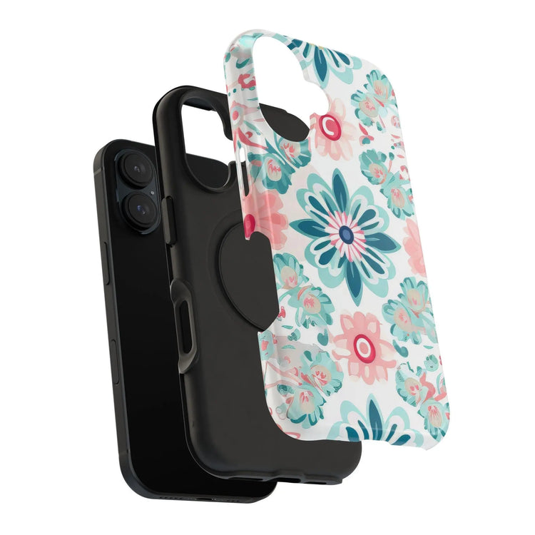 Floral Impact-Resistant IPhone Case | Vibrant Flower Design, Cute Gift for Her, Floral Accessories, Durable Protection, Spring Decor