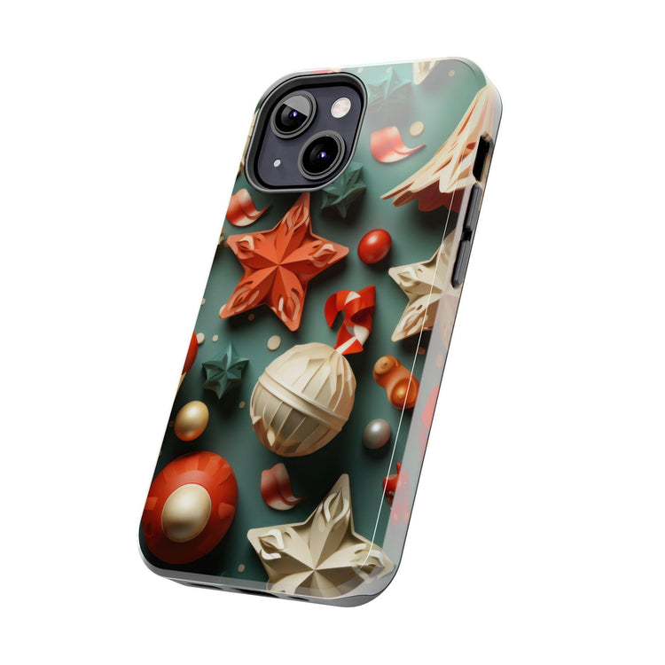 Festive Holiday Tough Phone Cases, Christmas Phone Covers, Durable Cases for Gifts, Fun Winter Accessories, Holiday Decor