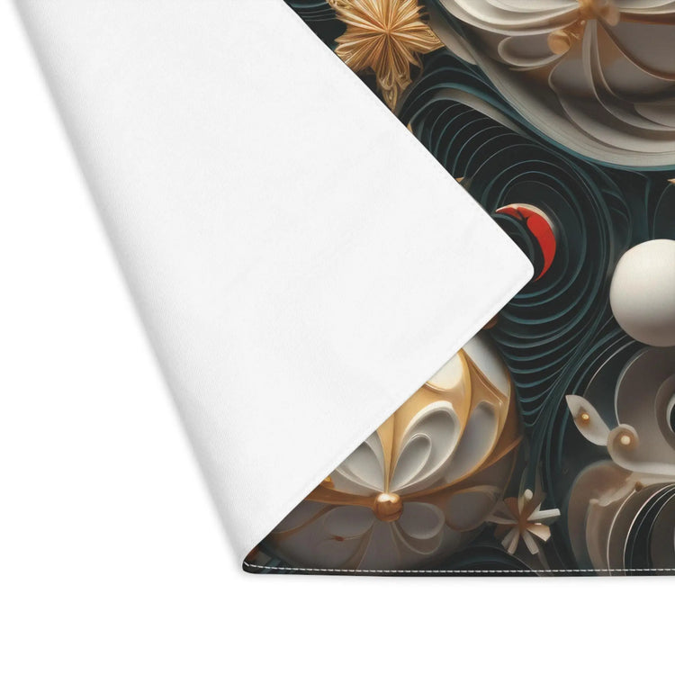 Elegant Holiday Placemat - Christmas Table Decor, Festive Dinnerware, Unique Home Decoration, Seasonal Dining, Table Setting The Aurora Touch