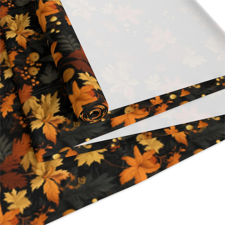 Floral Table Runner - Stylish Cotton Poly Autumn Decor for Dining, Elegant Home Accents, Perfect Thanksgiving and Holiday Gatherings, Unique