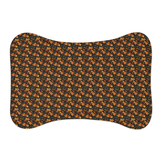 Autumn Floral Pet Feeding Mats - Perfect for Dog & Cat Lovers, Fall Decor, Pet Supplies, Home Essentials, Gifts for Pet Owners