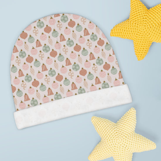 Festive Baby Beanie - Adorable Holiday Infant Hat, Christmas Gift, Newborn Hat, Cozy Winter Beanie, Cute Baby Accessory