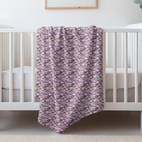 Fall Season Fairy Tale Soft Fleece Baby Blanket, Cozy Nursery Decor, Newborn Gift, Baby Shower Present, Infant Snuggle Blanket The Aurora Touch