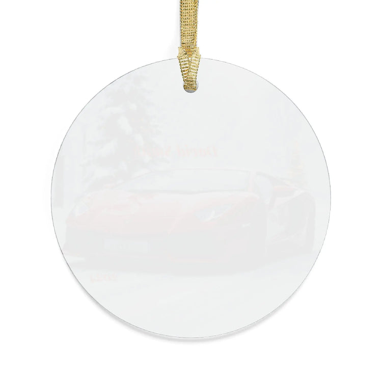 Personalized Acrylic Christmas Ornament - Luxury Car, Holiday Decor, Gift for Car Enthusiasts, Custom Keepsake, Festive Decoration The Aurora Touch