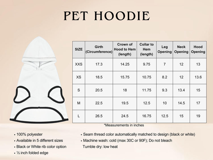 Floral Pet Hoodie, Cozy Dog Sweater, Cute Puppy Clothes, Autumn Pet Fashion, Perfect for Dog Lovers