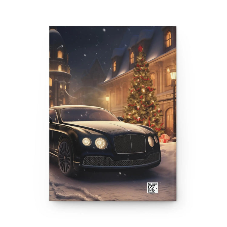 Christmas Holiday Scene Hardcover Journal Matte, Bentley, Holiday Journal, Daily Notebook, Songwriting Book, Note Taking Journal, Designer The Aurora Touch
