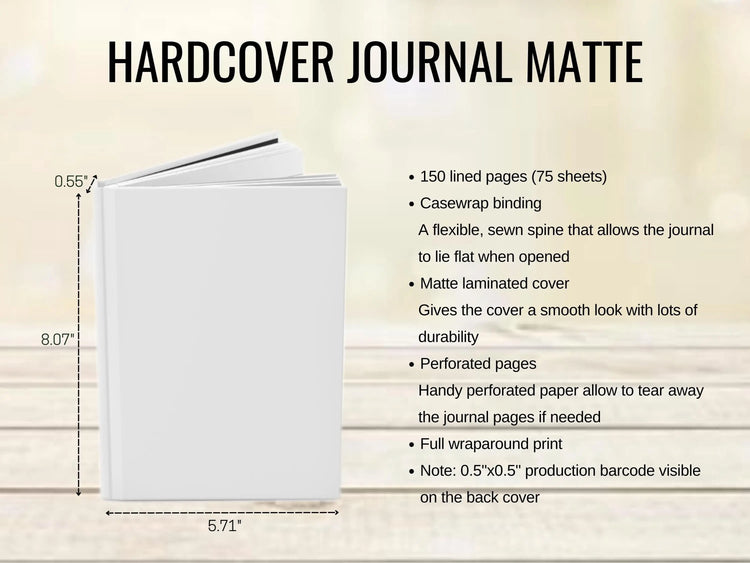 Hardcover Journal Matte, Shitzu puppy dog lover Xmas holiday style daily diary school fitness student notebook pad great xmas gift The Aurora Touch