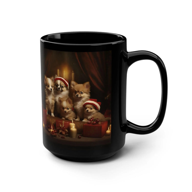 Chihuahua Holiday Mug, 15oz, Chihuahua design, Puppy Portrait, Dog Lover, Coffee Mug, Xmas gift, Personalized gift, Gift for Aunt The Aurora Touch