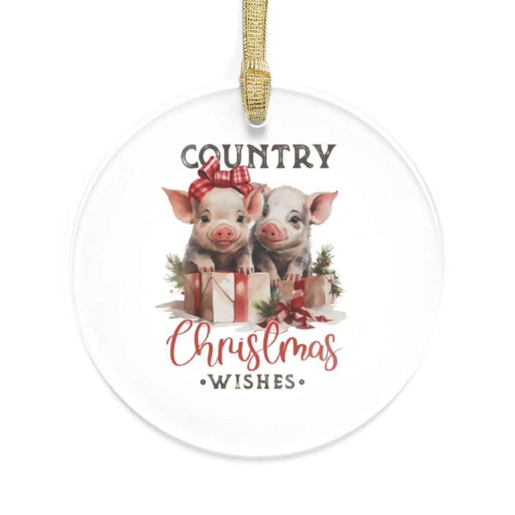 Country Xmas Acrylic Ornaments, Animal Print Holiday Decor, Tree Ornaments on Sale, Perfect Holiday Gifts The Aurora Touch