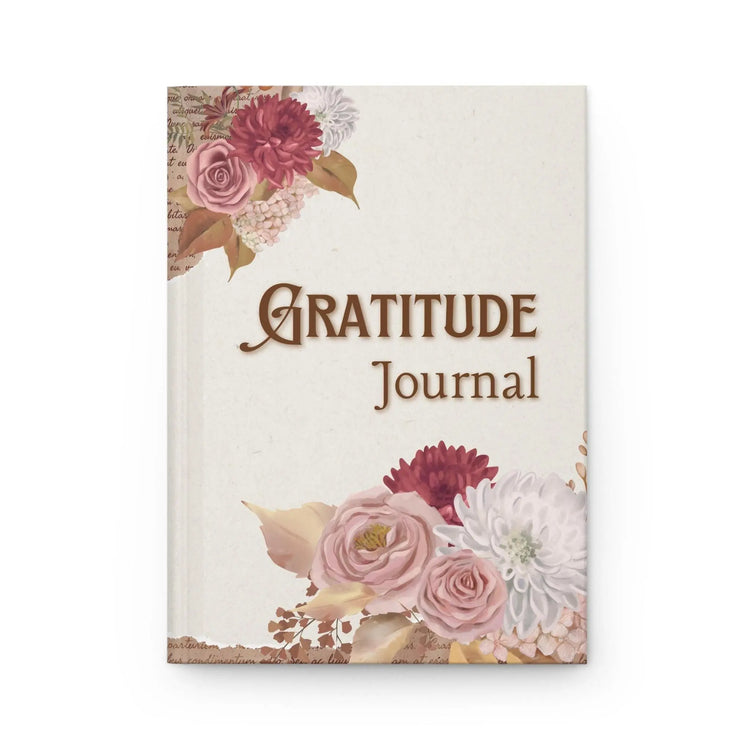Gratitude Journal | Floral Hardcover Journal, Mindfulness Notebook, Daily Reflection Book The Aurora Touch
