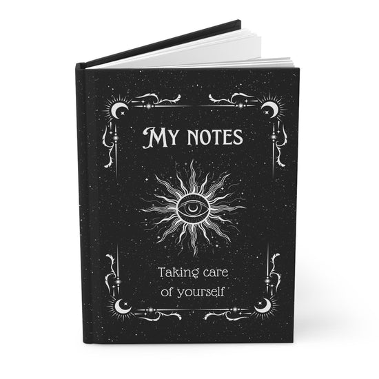 Mystical Self-Care Hardcover Journal - Spiritual Notebook, Daily Planner, Writing Journal, Gift for Students, Journaling