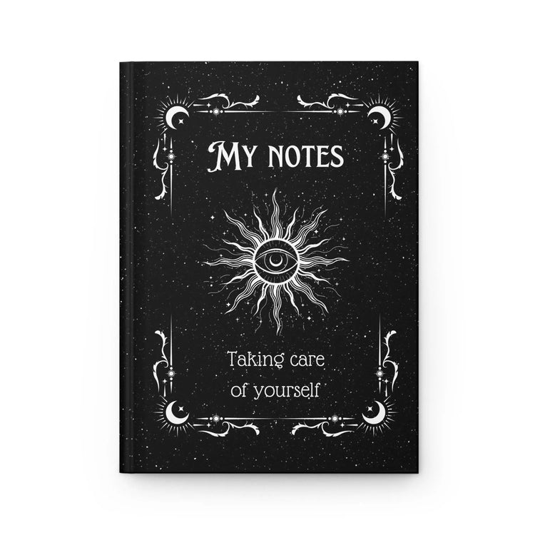 Mystical Self-Care Hardcover Journal - Spiritual Notebook, Daily Planner, Writing Journal, Gift for Students, Journaling The Aurora Touch